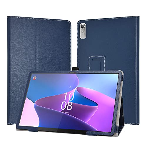 JRTAL Kompatibel mit Lenovo Tab P11 Pro 2nd Gen Hülle, Slim Fit Folio PU Leder dünne Schutzhülle Schale Etui Tasche für Lenovo Tab P11 Pro (2nd Gen) TB132FU 11.2" Tablet - Blau von JRTAL