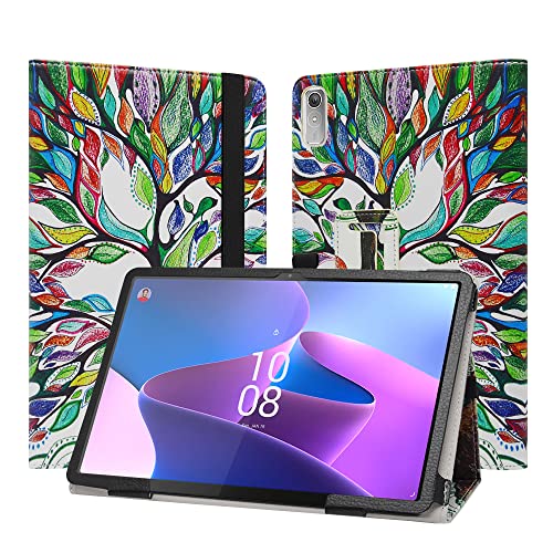 JRTAL Kompatibel mit Lenovo Tab P11 Pro 2nd Gen Hülle, Slim Fit Folio PU Leder dünne Schutzhülle Schale Etui Tasche für Lenovo Tab P11 Pro (2nd Gen) TB132FU 11.2" Tablet - Love Tree von JRTAL