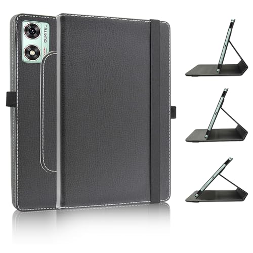 JRTAL for 360°Drehbarer Cover Kunstleder Schutzhülle Tasche Etui mit Ständerfunktion für 11" OUKITEL OT8/Blackview Tab 90 WiFi/Alldocube iPlay 60 Lite/Blackview Tab 90/DOOGEE U11 Tablet - Schwarz von JRTAL