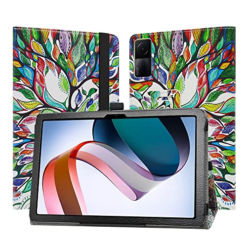 JRTAL Kompatibel mit Redmi Pad 10.61 Hülle, Slim Fit Folio PU Leder dünne Schutzhülle Schale Etui Tasche für Xiaomi Redmi Pad L83 10.61" Tablet（Nicht für Redmi Pad 5/ Redmi Pad 5 pro）- Love Tree von JRTAL