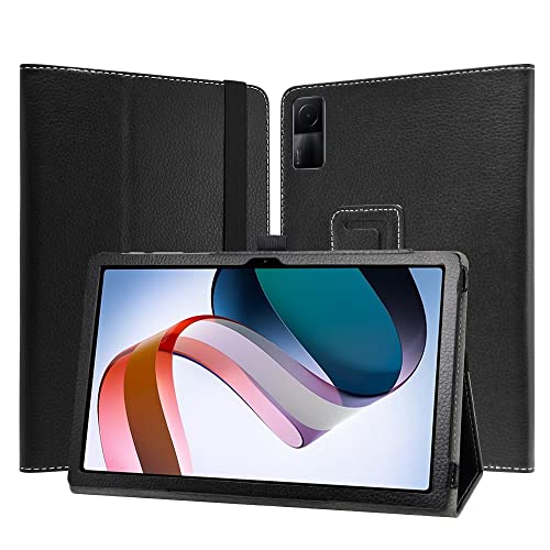 JRTAL Kompatibel mit Redmi Pad 10.61 Hülle, Slim Fit Folio PU Leder dünne Schutzhülle Schale Etui Tasche für Xiaomi Redmi Pad L83 10.61" Tablet（Nicht für Redmi Pad 5/ Redmi Pad 5 pro）- Schwarz von JRTAL