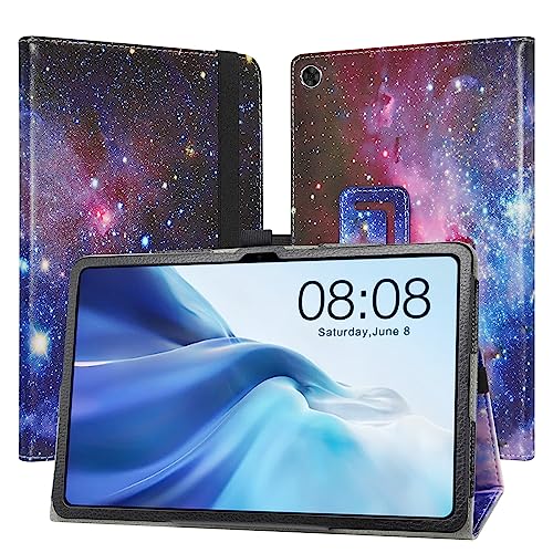 JRTAL Kompatibel mit TECLAST T40 Air Hülle, Slim Fit Folio PU Leder dünne Schutzhülle Schale Etui Tasche für TECLAST T40 Air 10.4" Tablet - Galaxy von JRTAL