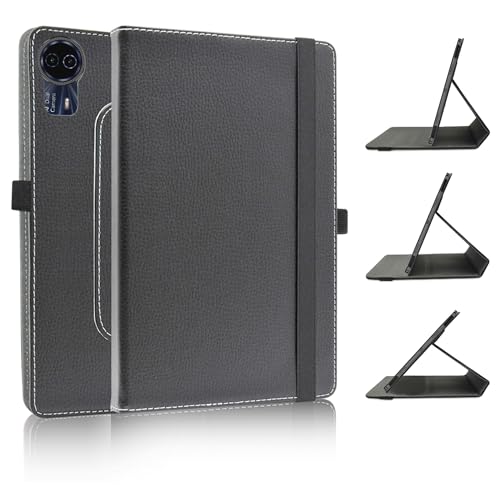 JRTAL Kompatibel mit TECLAST T65 Max Hülle,360°Drehbarer Cover Kunstleder Schutzhülle Tasche Etui mit Ständerfunktion für 13" TECLAST T65 Max Tablet（Nicht für Andere Modelle）- Schwarz von JRTAL