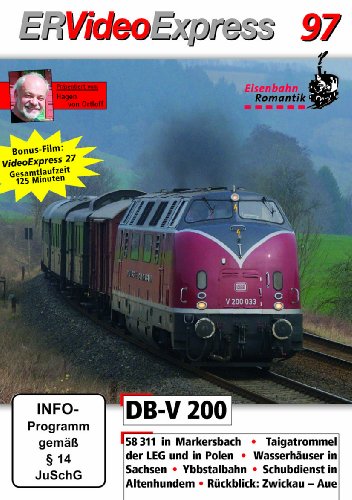 ER VideoExpress 97 - DB-V 200 - Video-Magazin DVD im Set mit der Zeitschrift ZÜGE von JS Filmproduktion
