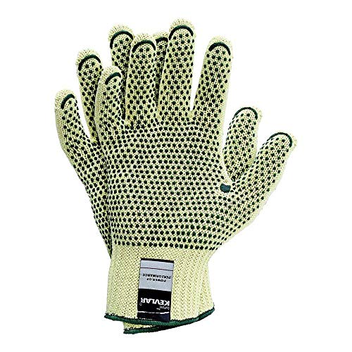 JS RJ-KEVLARDOT8 Schutzhandschuhe, Gelb-Grün, 8 Größe, 10 Stück JS RJ-KEVLARDOT8 Schutzhandschuhe, Gelb-Grün, 8 Größe, 10 Stück von JS