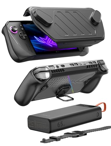 JSAUX PC0111 ModCase Kompatibel mit ASUS ROG Ally X, Modulares ROG Ally X-Gehäuse mit 20000 mAh Powerbank, Inklusive Schutzhülle, Gesichtsabdeckung, Powerbank, Metallhalterung und Gurt-Power Bank Set JSAUX PC0111 ModCase Kompatibel mit ASUS ROG Ally X, Modulares ROG Ally X-Gehäuse mit 20000 mAh Powerbank, Inklusive Schutzhülle, Gesichtsabdeckung, Powerbank, Metallhalterung und Gurt-Power Bank Set von JSAUX