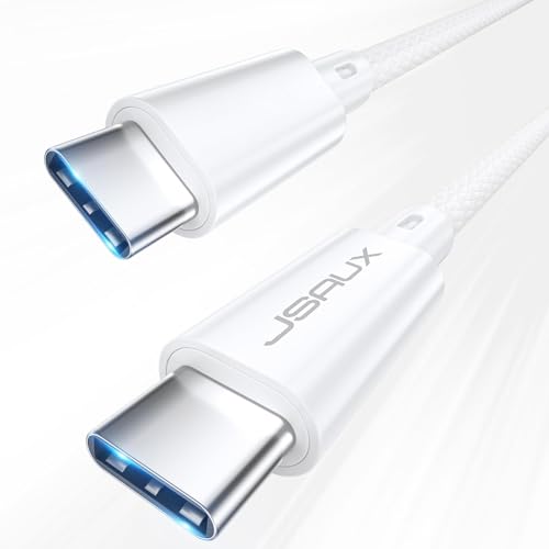 JSAUX USB C Kabel, USB C 3.2 Gen2 x 2 100W Datenkabel, 20 Gbps Datenübertragung, 4K@60Hz Videoübertragung kompatibel mit Tragbarer Monitor, iPhone 16/15 Pro Max, MacBook Pro, Galaxy S24-1M von JSAUX