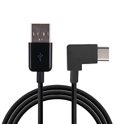 Xiwai 100 cm rechtwinkliger USB 3.1 Typ C USB-C auf USB 2.0 Kabel 90 Grad Stecker für Tablet & Handy von JSER