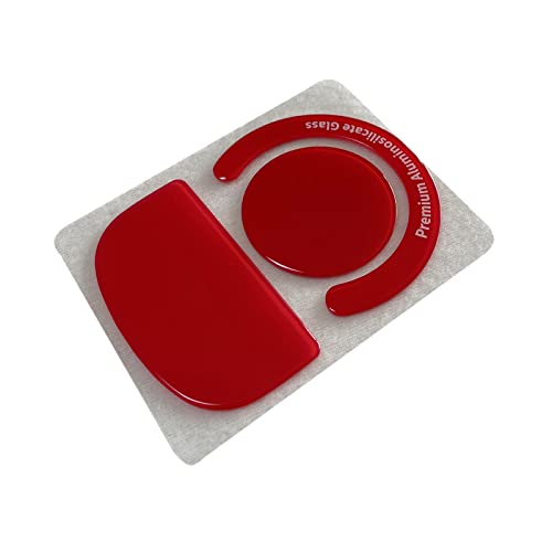 JSGHGDF 1 Set Glas-Mauspad, Mausfüße Aufkleber für X Superlight Gaming-Maus von JSGHGDF