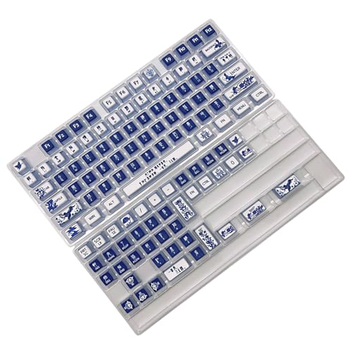 JSGHGDF 116Keys Chinese Culture Porcelains Theme Tastenkappe DYE SUB Tastenkappe Mechanische Tastaturen von JSGHGDF