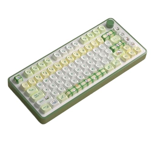 JSGHGDF 140 Stück Tastenkappe MOTProfile DYE Sublimations Tastenkappe Schalter Mechanische Tastaturen SK61 TKL87 108 Tastenkappen von JSGHGDF