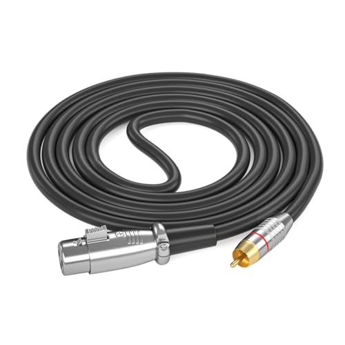 JSGHGDF 3pin Männliche/weibliche Hörkabel Für Lautsprecher Stromverstärker Schallausrüstung Multiple Size Professional JSGHGDF 3pin Männliche/weibliche Hörkabel Für Lautsprecher Stromverstärker Schallausrüstung Multiple Size Professional von JSGHGDF