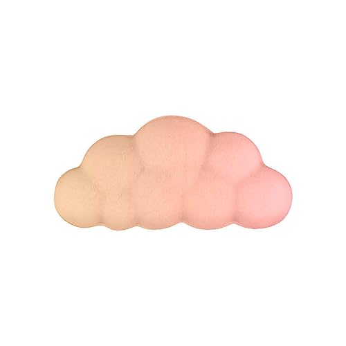JSGHGDF Mauspad mit Handgelenkauflage: Basis, Regenbogen-Farbverlauf-Design, Memory-Schaum-Silikon für Gaming von JSGHGDF