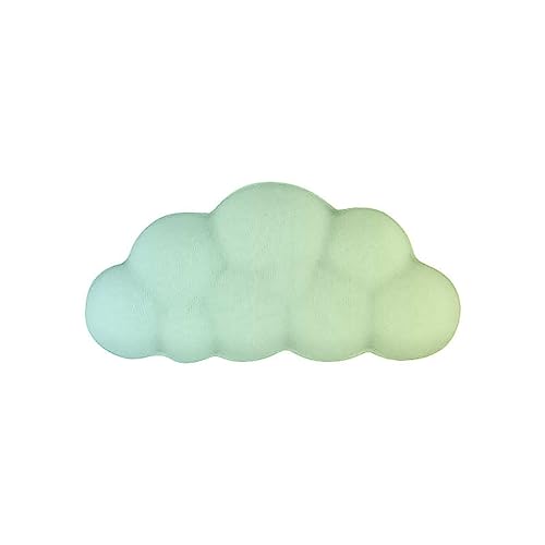 JSGHGDF Mauspad mit Handgelenkauflage: Basis, Regenbogen-Farbverlauf-Design, Memory-Schaum-Silikon für Gaming von JSGHGDF