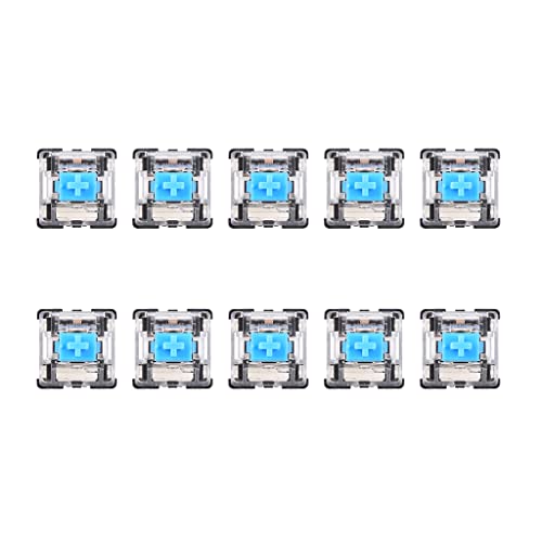 JSGHGDF Mechanische Tastatur mit 3-poliger Tastatur, blau, für MX-Tastatur, 10 Stück von JSGHGDF