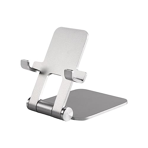 JSGHGDF Ständer Halter Tablet Halter Telefon Aluminiumlegierung Telefonhalterungen mit Silikonhalterung JSGHGDF Ständer Halter Tablet Halter Telefon Aluminiumlegierung Telefonhalterungen mit Silikonhalterung von JSGHGDF