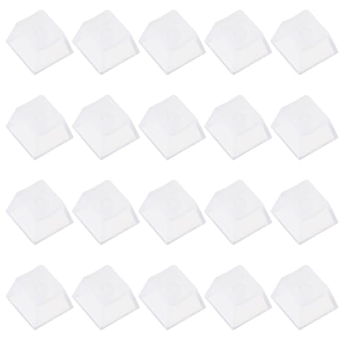 JSGHGDF Transparente ABS-Tastenkappen für mechanische Tastaturen, Tastatur-Set mit Hintergrundbeleuchtung, klare Tastenkappe von JSGHGDF