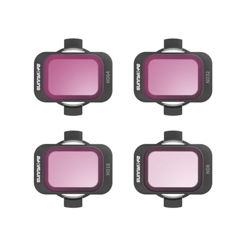 Objektivfilter für DJI Avata 2 MCUV ND8 ND16 ND32 ND64 ND128 Gimbal-Schutz-Kamerafilter-Set für DJI Avata 2 Drohnenzubehör (4 x ND-Filter) von JSNKJLMN