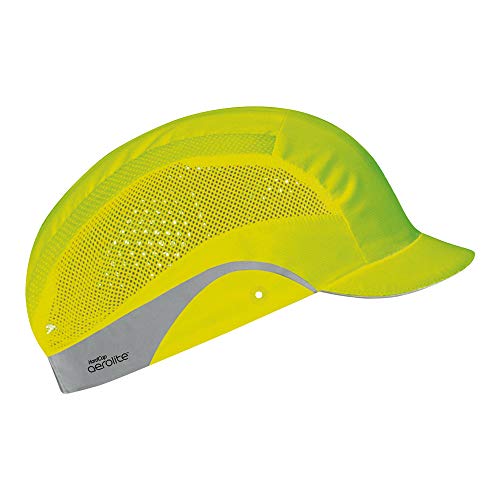 JSP HardCap Aerolite, Mikro-Peak 2,5 cm, hochsichtbares Gelb. (AAG000-001-500) von JSP
