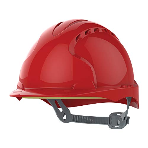 JSP Industrieschutzhelm EVO3 EN 397 OneTouch-Gleitverschluss Farbe rot (AJF160-000-600) von JSP