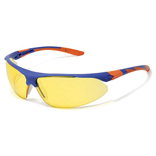 JSP STEALTH 9000 Rahmen und Anti-Nebel Gläser Bernstein Objektiv - Blau/Orangefarben (ASA770-15P-900) von JSP