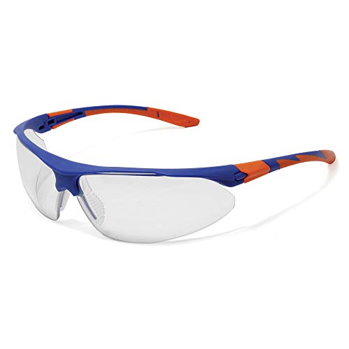 JSP Stealth 9000™ Blaues & Oranges Gestell und klare Besch (ASA770-15N-800) von JSP