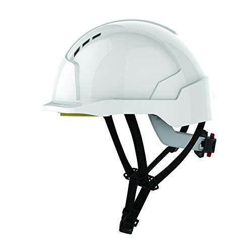 JSP ajd240–000–100 Evolite Schiedsrichterassistenten Rad Ratsche Helm, belüftet, weiß von JSP