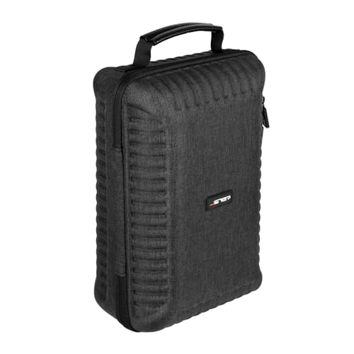 JSVER Tasche Kompatibel mit Meta Quest 3/3S,Tragetasche für Meta Quest 3 und Offiziell Elite Strap(Nur),VR Headset Case für Gamepad Controller und Zubehör-Schwarz von JSVER