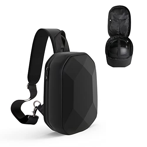 JSVER Tasche für Meta Quest 3/Quest 2,Tragetasche für Oculus Quest Pro/Quest 2 und Alle Elite Strap Rucksack Reiseetui kompatibel mit Elite Strap VR Headset Gamepad Controller und Zubehör-Schwarz von JSVER