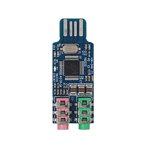 CM108 USB-Soundkarte für Laptop, Computer, externes Soundkarten-Modul mit 3,5-mm-Mikrofon, USB-Soundkarte CM108 USB-Soundkarte für Laptop, Computer, externes Soundkarten-Modul mit 3,5-mm-Mikrofon, USB-Soundkarte von JSZDFSV