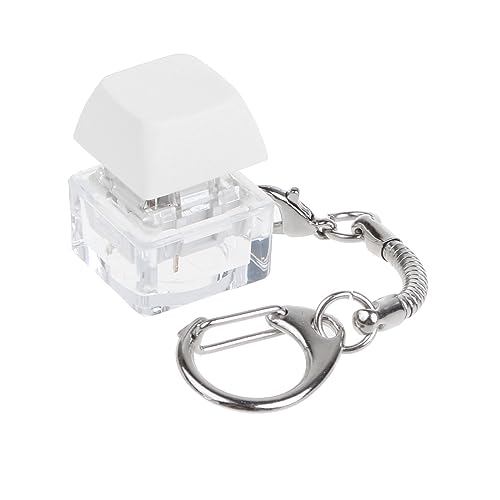 JSZDFSV 1 x MX-Schalter-Tester für mechanische Tastaturen, staubdichter Schafttester, Schaftabdeckung, bunte Tastenkappen, Schlüsselanhänger-Schalter-Tester von JSZDFSV