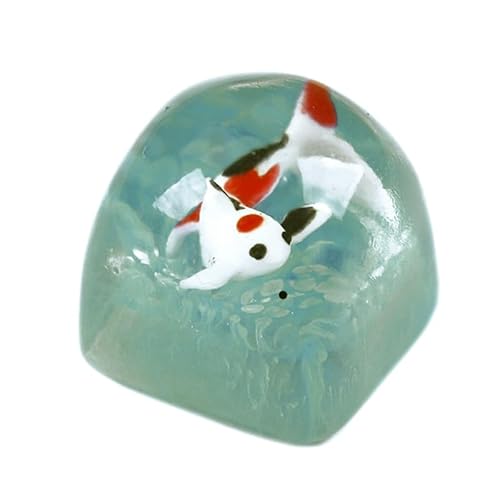Keycap Game Cartoon Keycaps für MX - Mechanische Tastatur, Persönlichkeit, 3D, dreidimensionaler Fisch von JSZDFSV