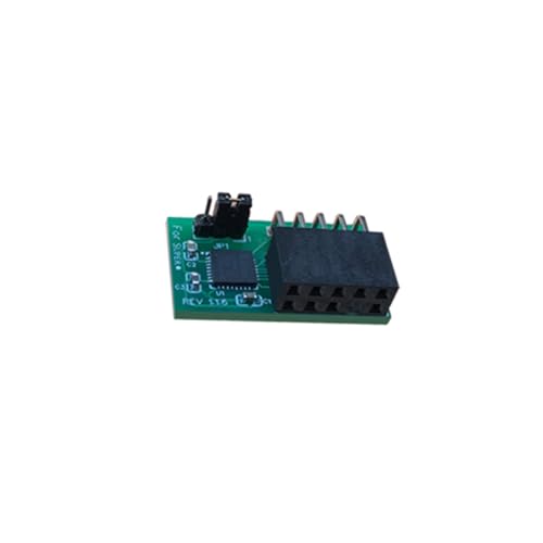 TPM2.0 Verschlüsselungs-Sicherheitsplatine, Remote-Karte, verbesserte SPI TPM2.0-Prozessorplatine, 10-polige Platine für SuperMicro-Motherboard-Systeme TPM2.0 Verschlüsselungs-Sicherheitsplatine, Remote-Karte, verbesserte SPI TPM2.0-Prozessorplatine, 10-polige Platine für SuperMicro-Motherboard-Systeme von JSZDFSV