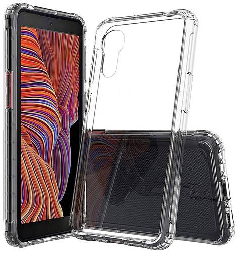 JT Berlin BackCase Pankow Clear Backcover Samsung Galaxy XCover 5 Transparent Stoßfest, Induktives von JT Berlin