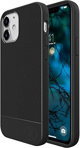 JT Berlin BackCase Pankow Soft Silikon Hülle Apple iPhone 12 Mini (5,4") Schutzhülle [Flexibles TPU Cover, Wireless-Charging kompatibel, Verstärkte Ecken, 1 Meter Fallschutz] schwarz von JT Berlin