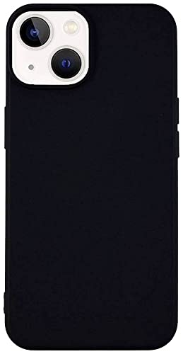 JT Berlin BackCase Pankow Soft Silikon Hülle kompatibel mit Apple iPhone 14 [Flexibles TPU Cover, Wireless-Charging kompatible Schutzhülle, Verstärkte Ecken] schwarz von JT Berlin