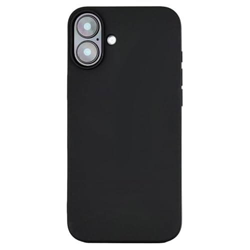 JT Berlin BackCase Pankow Soft Silikon Hülle kompatibel mit Apple iPhone 16 (Flexibles TPU Cover, Wireless-Charging kompatible Schutzhülle, Verstärkte Ecken) schwarz von JT Berlin