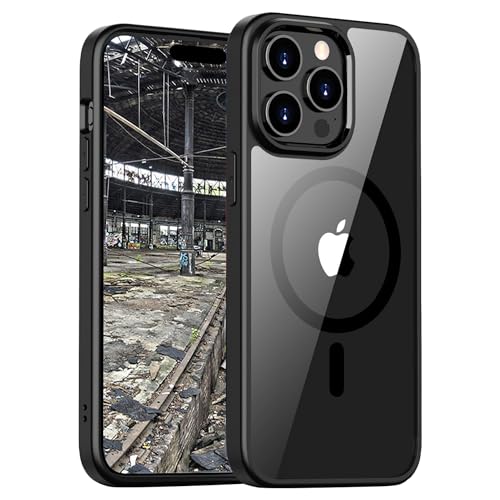 JT Berlin Case Pankow Hybrid Hülle kompatibel mit Apple iPhone 15 Pro [Schutz nach US-Militärstandard, Wireless-Charging (Qi) / magnetisches Aufladen kompatibel, Verstärkter Bumper] transparent von JT Berlin