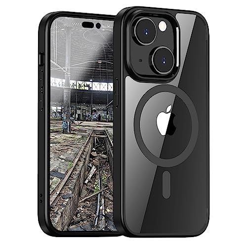 JT Berlin Case Pankow Hybrid Hülle kompatibel mit Apple iPhone 15 [Schutz nach US-Militärstandard, Wireless-Charging (Qi) / magnetisches Aufladen kompatibel, Verstärkter Bumper] transparent von JT Berlin