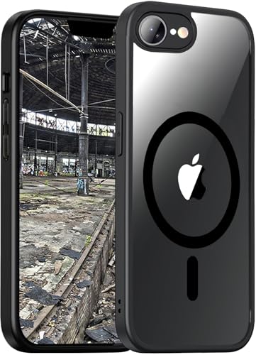 JT Berlin Case Pankow Hybrid MS Hülle kompatibel mit Apple iPhone 16e (Schutz nach US-Militärstandard, Wireless-Charging (Qi) / magnetisches Aufladen kompatibel) schwarz/transparent von JT Berlin