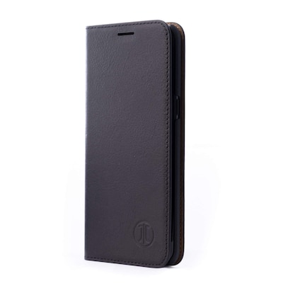 JT Berlin Echtleder BookCase Tegel Apple iPhone 16e schwarz von JT Berlin