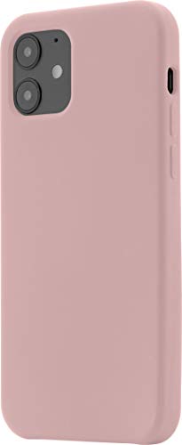 JT Berlin Liquid-Silikon Hülle Apple iPhone 12 Mini (5,4" Zoll) Case - (Wireless Charging kompatibel, Weiches Microfaser Innenfutter, Modell Steglitz) - pink Sand von JT Berlin