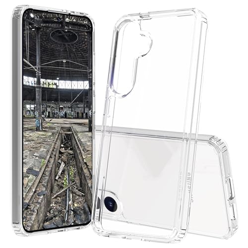 JT Berlin Pankow-Clear Case für das Samasung Galaxy S24 Hülle transparent (Stoßabsorbierender TPU Rahmen, Kratzfeste Rückseite aus Acrylglas, Anti-Fingerabdruck Beschichtung) von JT Berlin