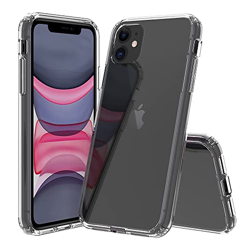 JT Berlin Pankow-Clear Schutzhülle für das Apple iPhone 11 Hülle transparent (Stoßabsorbierender TPU Rahmen, Kratzfeste Rückseite aus Acrylglas, Anti-Fingerabdruck Beschichtung) von JT Berlin