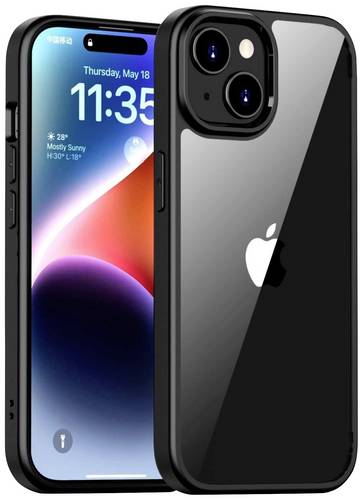 JT Berlin Pankow Hybrid Backcover Apple iPhone 15 Schwarz, Transparent JT Berlin Pankow Hybrid Backcover Apple iPhone 15 Schwarz, Transparent von JT Berlin