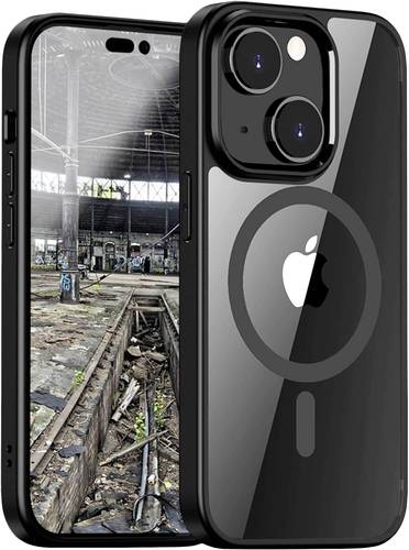 JT Berlin Pankow Hybrid MagSafe Backcover Apple iPhone 13 Schwarz, Transparent MagSafe kompatibel, S von JT Berlin