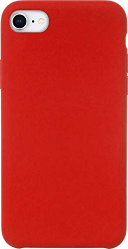 JT Berlin Silikon Case Steglitz Hülle für das Apple iPhone SE (2020) / 8 / 7 / 6S - rot [Weiche Silikonhülle "liquid silicone", Mikrofaser-Futter, Qi kompatibel] - 10408 von JT Berlin
