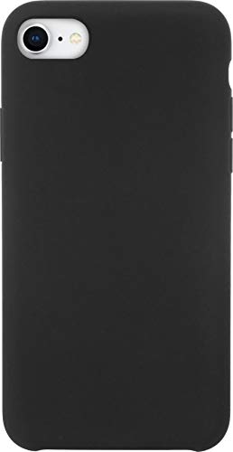 JT Berlin Silikon Case Steglitz Hülle für das Apple iPhone SE (2020) / 8 / 7 / 6S - schwarz [Weiche Silikonhülle "liquid silicone", Mikrofaser-Futter, Qi kompatibel] - 10407 von JT Berlin