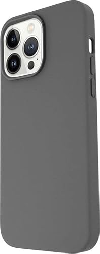 JT Berlin Steglitz Liquid-Silikon dünne Schutzhülle kompatibel mit Apple iPhone 14 Pro Silikon-Hülle [Wireless Charging kompatibel, Weiches Microfaser Innenfutter] grau, 10900 von JT Berlin