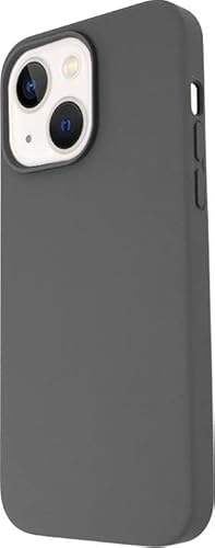 JT Berlin Steglitz Liquid-Silikon dünne Schutzhülle kompatibel mit Apple iPhone 14 Silikon-Hülle [Wireless Charging kompatibel, Weiches Microfaser Innenfutter] grau von JT Berlin